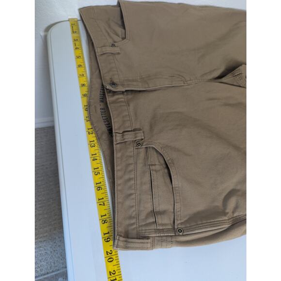 Duluth Trading Co Women DuluthFlex Fire Hose Boot Cut Brown Pants 18x29 Utility - Picture 11 of 12